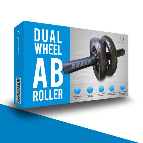 packaging concept for dual wheel roller