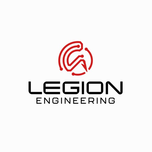 Modern logo for robotics and communications