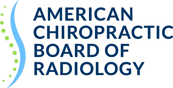 We need a professional logo for our certifying board in Chiropractic Radiology.