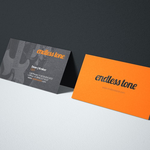 business card for Endless Tone