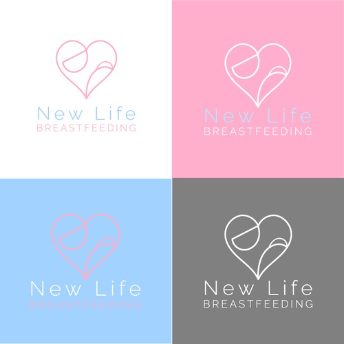 Breastfeeding logo design