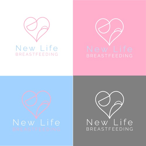 Breastfeeding logo design