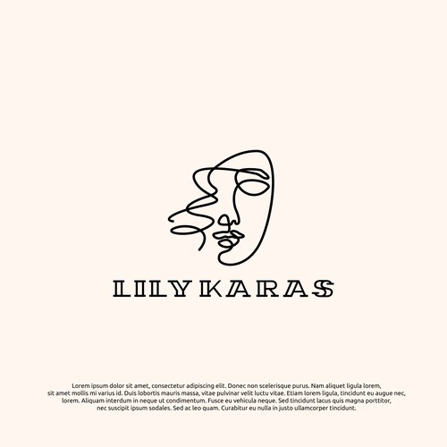 logo concept for lily karas