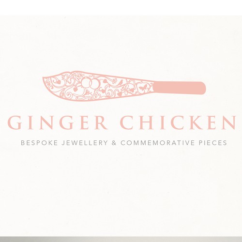 Ginger Chicken Bespoke Jewlery  needs elegant logo