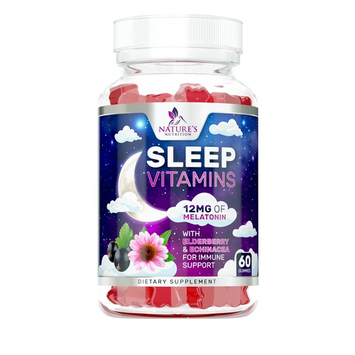 Tasty Sleep Vitamin Gummies design