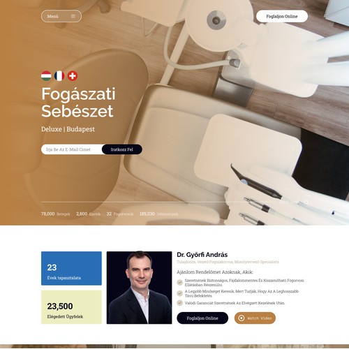 Dental Clinic - Smile Designers Landing Page