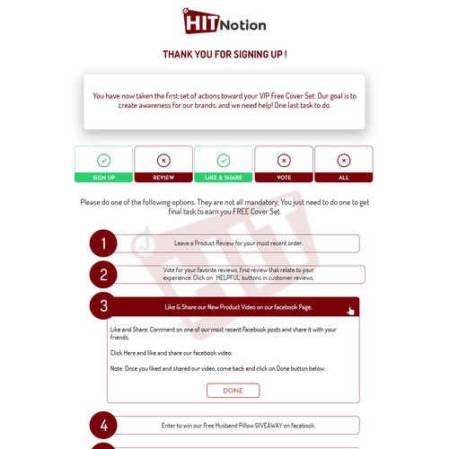 Clean Survey Page
