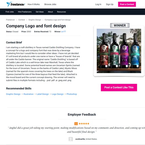 Label design and Logo