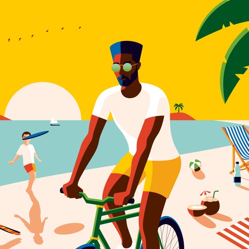 Beach Illustration 3
