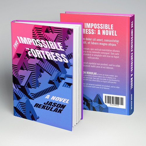 Ombre (Gradient) Book Cover Impossible Figure