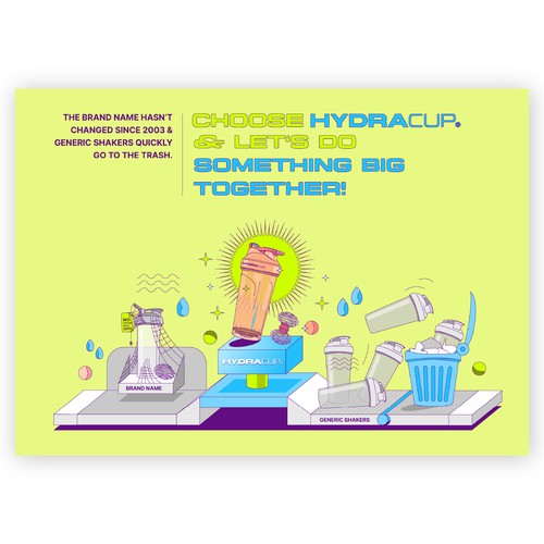 Bold Illustration for Hydra Cup 