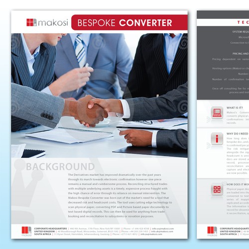 Brochure Redesign needed for Consulting Firm 