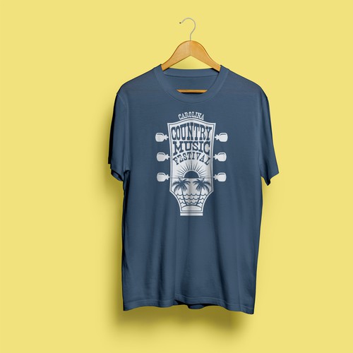 T-shirt design for Country Music Festival