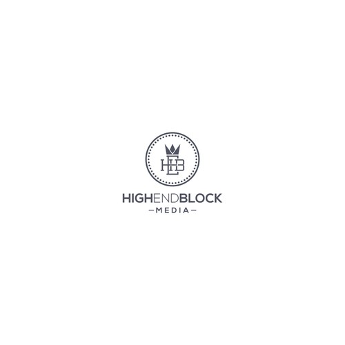 elegant logo for high end block