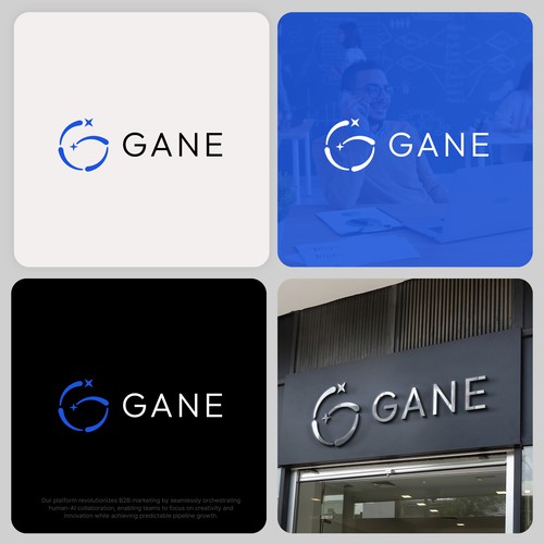 Futuristic logo design for AI Technology firm