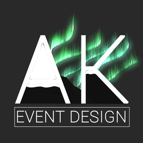 Simple Logo for AK Event Design