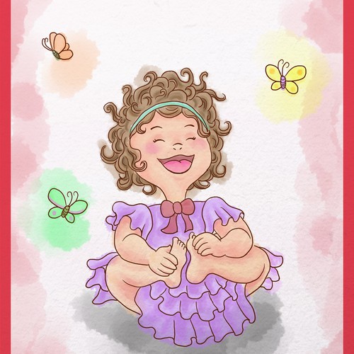 Illustrations for Amelia Rose's Amazing Toes book