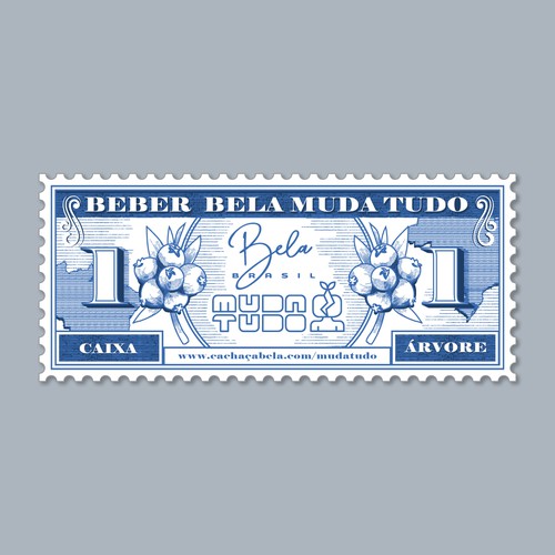 Vintage Stamp for Bella Brasil