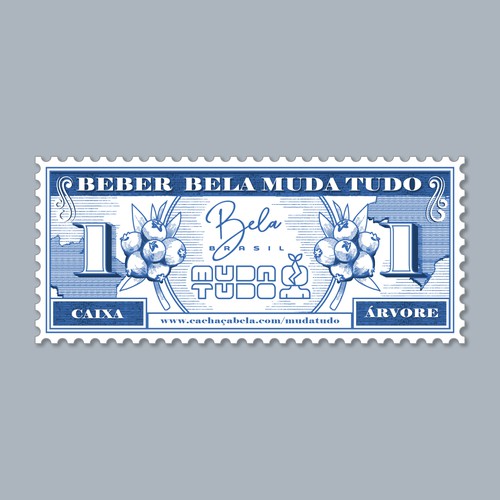 Vintage Stamp for Bella Brasil