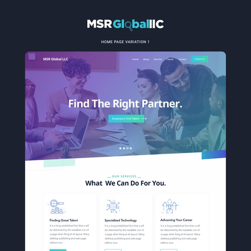 Website Design for IT Staffing Company