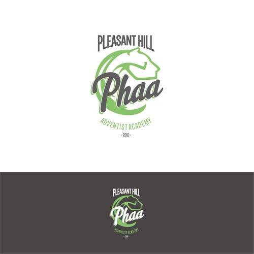 Simple and clean concept for Pleasant Hill Advent Academy t-shirt