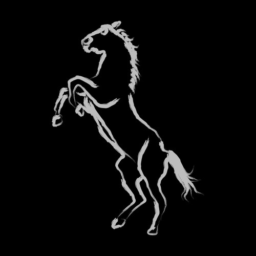 horse drawing