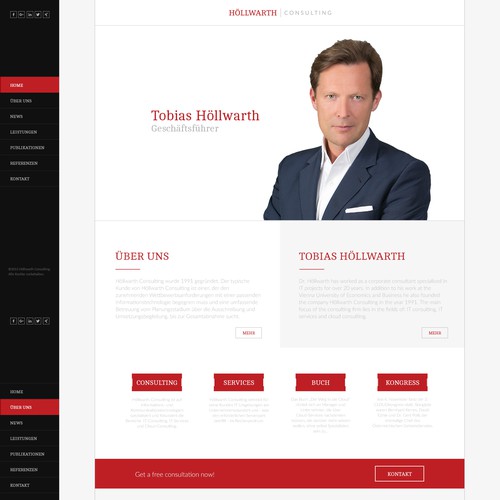 Webdesign for http://hoellwarth.at, IT & Cloud consulting business.