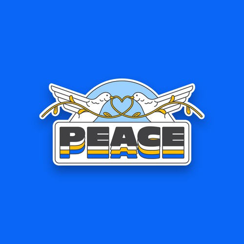 Peace Sticker