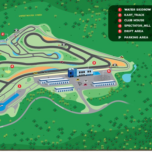 Motorsports Complex Needs Park Map