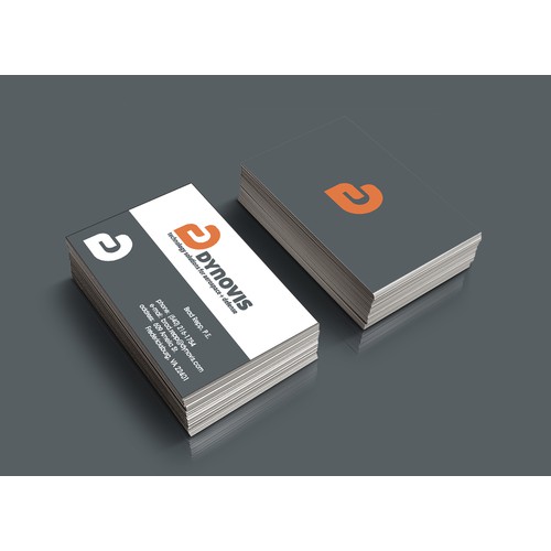 Create the business card for a new aerospace brand