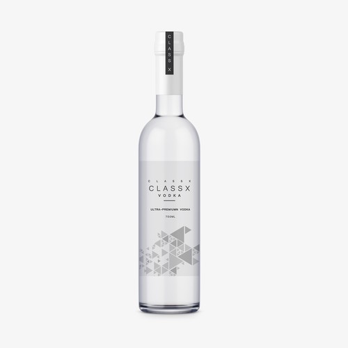 Classx Vodka Packaging. 