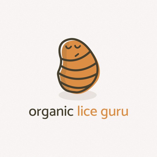Organic Lice Guru Logo Design
