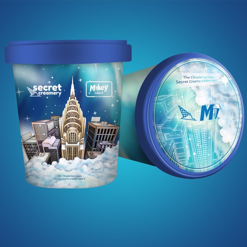 Chrysler Dream – Ice Cream Packaging by Secret Creamery x Mikey