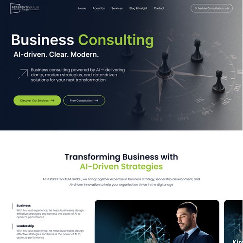 Simple and Clean Corporate Business Consulting