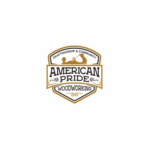 strong logo design for American Pride
