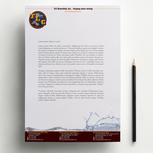 Looking for a simple, yet professional letterhead design.