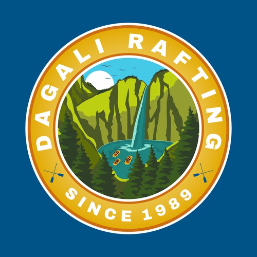 Rafting Logo Design