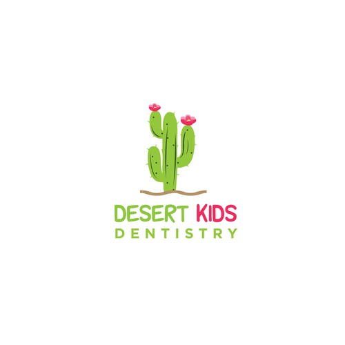 Design a recognizable logo for a new kids dental office.