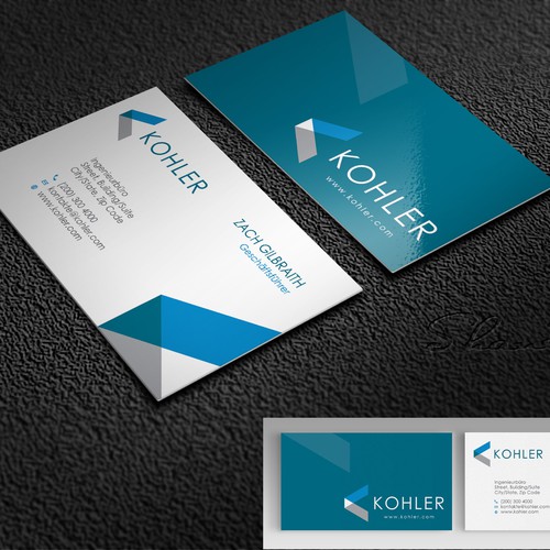 Bold and Simple Business Card Design