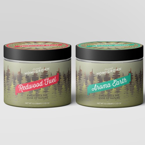 Label design for a sustainable modern Cannabis brand