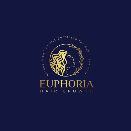 Modern logo for hair oil