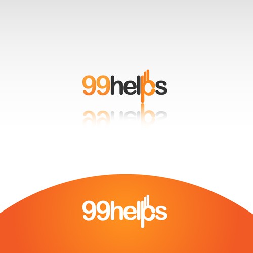 Bold logo for 99helps.com