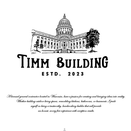 Timm Building Logo design