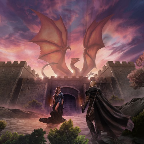 Fantasy Cover Illustration for James E. Wisher