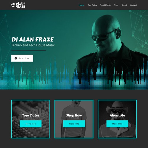 Web Design - Music Theme 