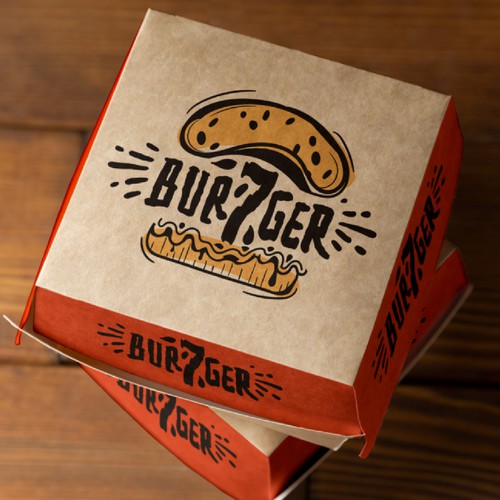 Burger restaurant logo rebrand