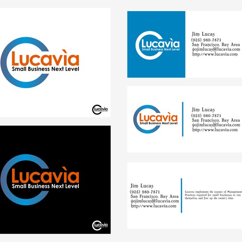 Lucavìa needs a new logo and business card