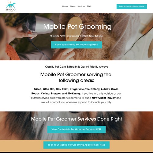 Dog Groomer - Squarespace Website