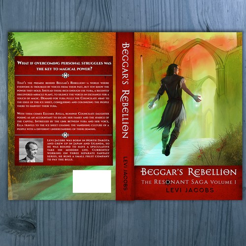 Epic fantasy book cover