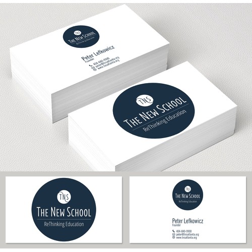 Create the next business card for The New School